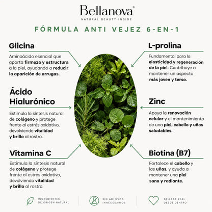 Bellanova Collagen+ — Ácido Hialurónico & Colágeno Vegano