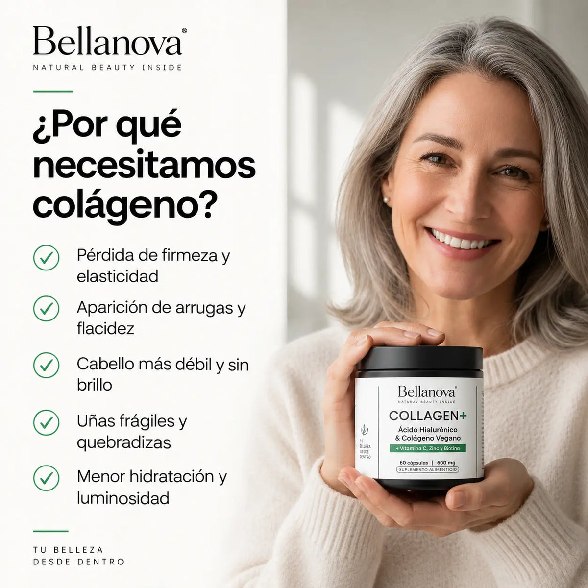 Bellanova Collagen+ — Ácido Hialurónico & Colágeno Vegano