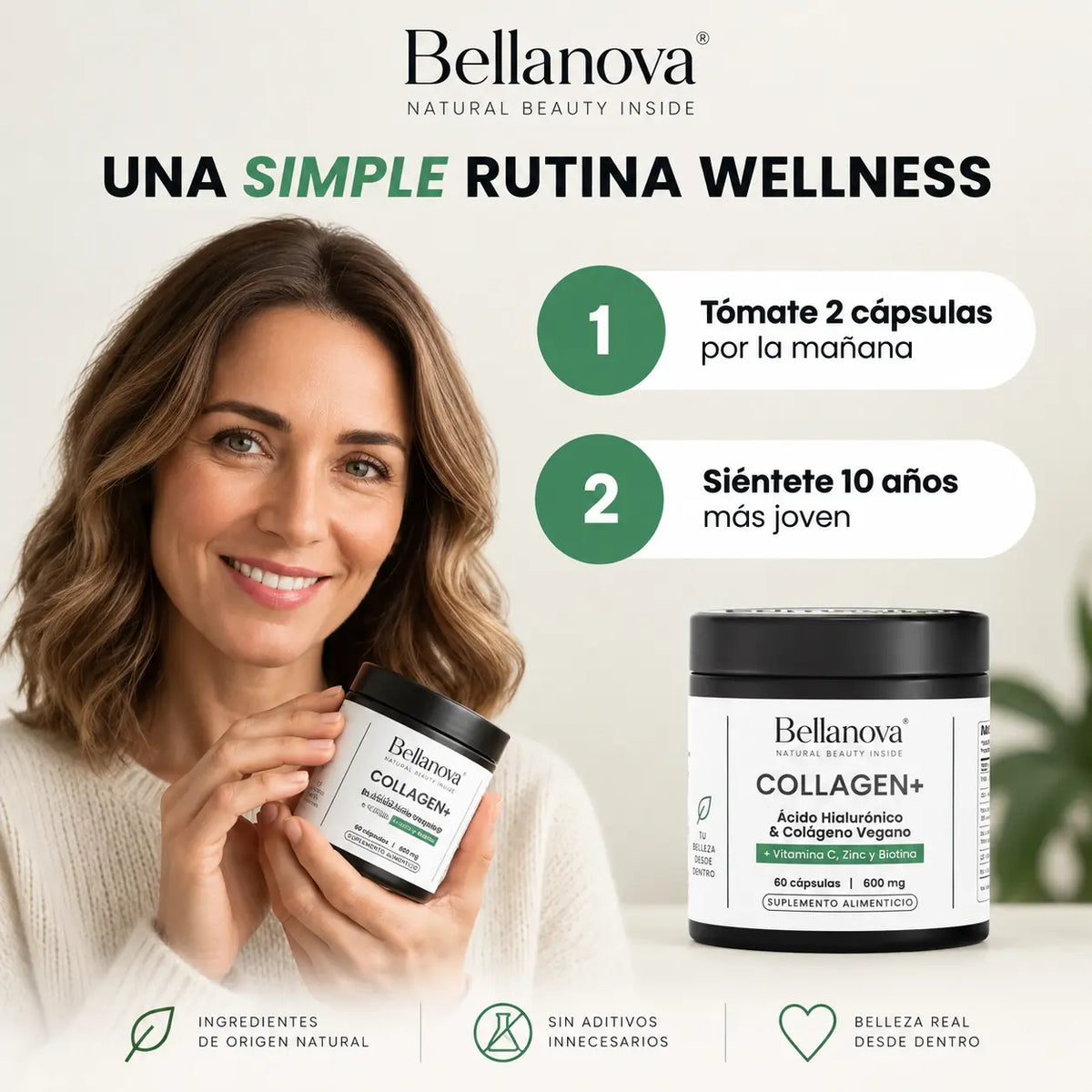 Bellanova Collagen+ — Ácido Hialurónico & Colágeno Vegano